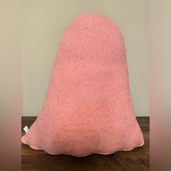 Candy Corn Lane Pink Halloween Ghost Decor/Firm Plush (NWT)